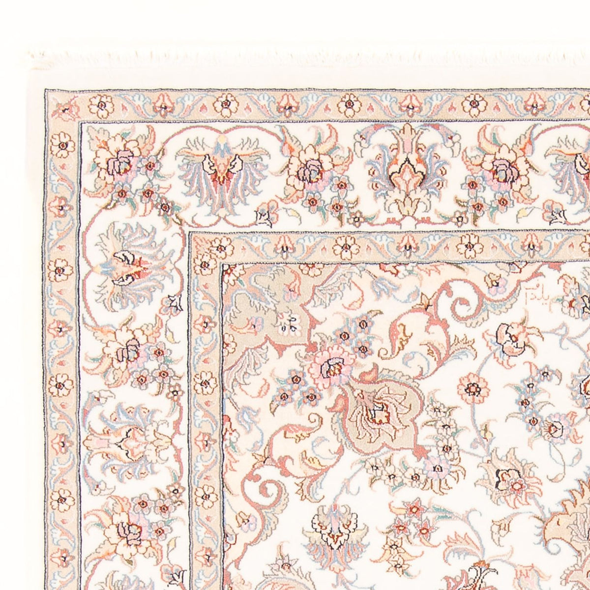 Tappeto Persero - Tabriz - Reale - 198 x 152 cm - crema