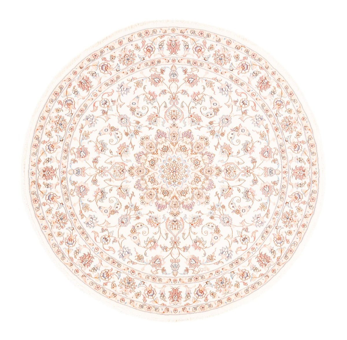 Tappeto Persero - Tabriz rotondo  - 150 x 150 cm - crema