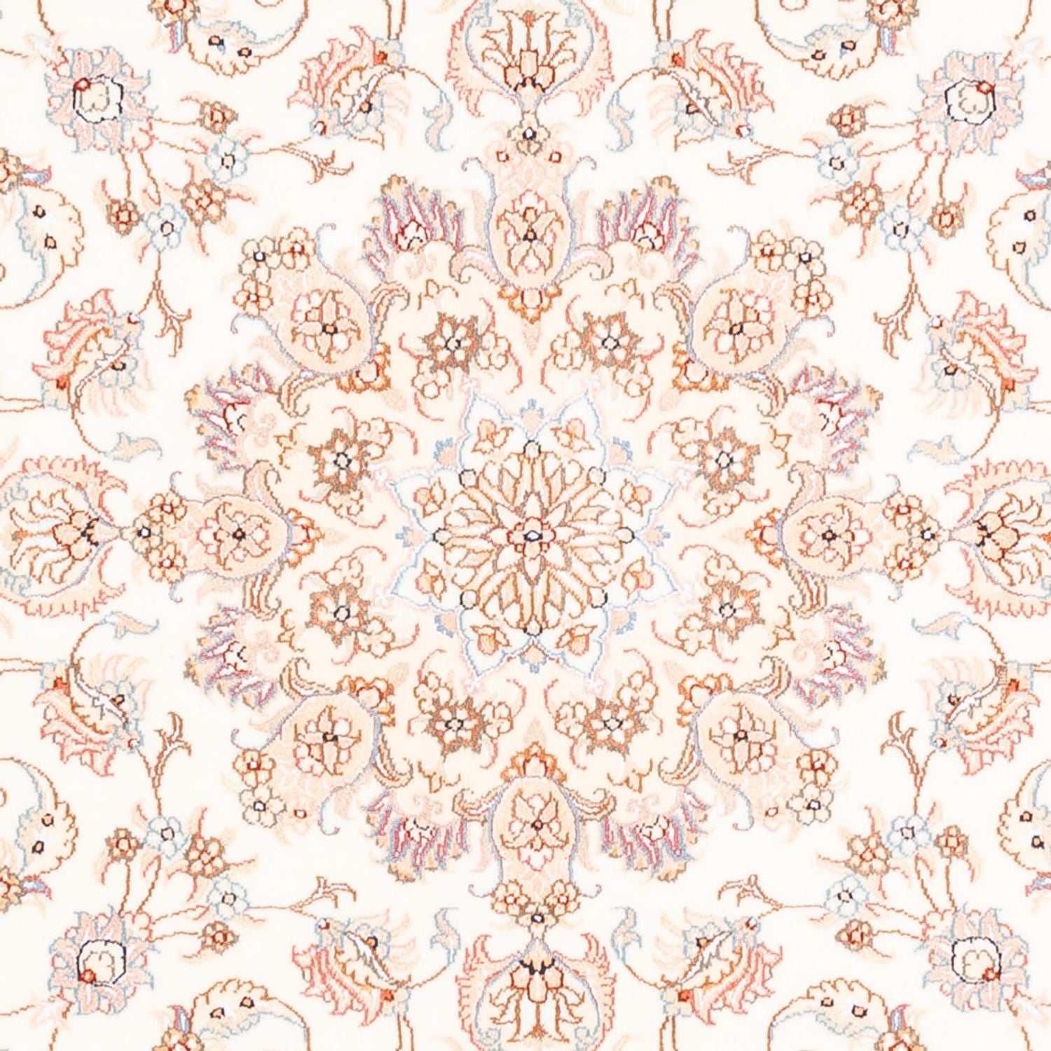 Tappeto Persero - Tabriz rotondo  - 150 x 150 cm - crema