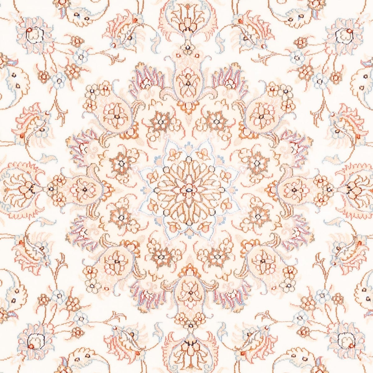 Tappeto Persero - Tabriz rotondo  - 150 x 150 cm - crema