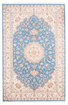 Tabriz - 50 Raj Tappeto 200x300cm - Tappeto persiano - Rettangolo / Blu chiaro / 200 x 300 cm Rettangolo