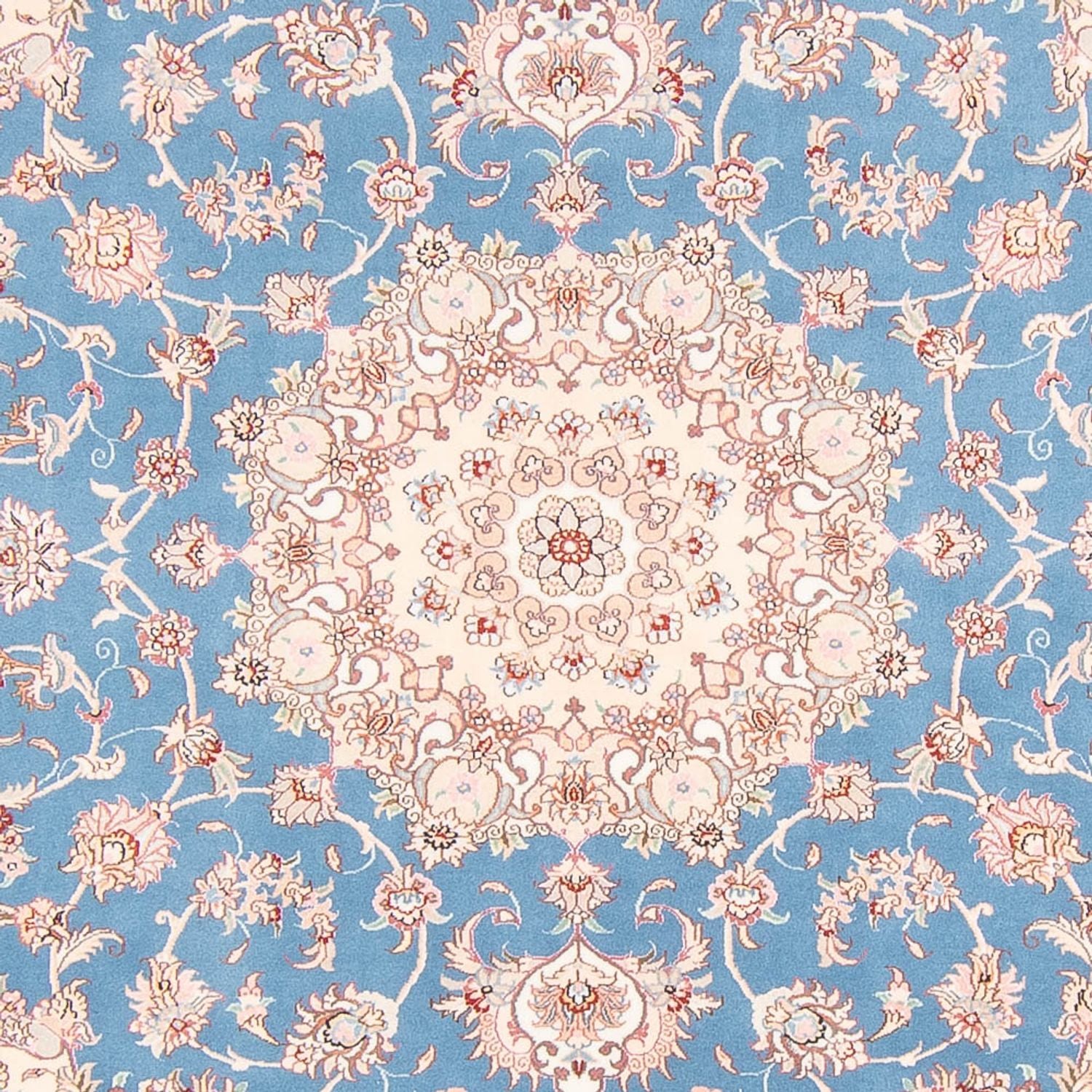 Tappeto Persero - Tabriz - Reale - 253 x 197 cm - blu chiaro