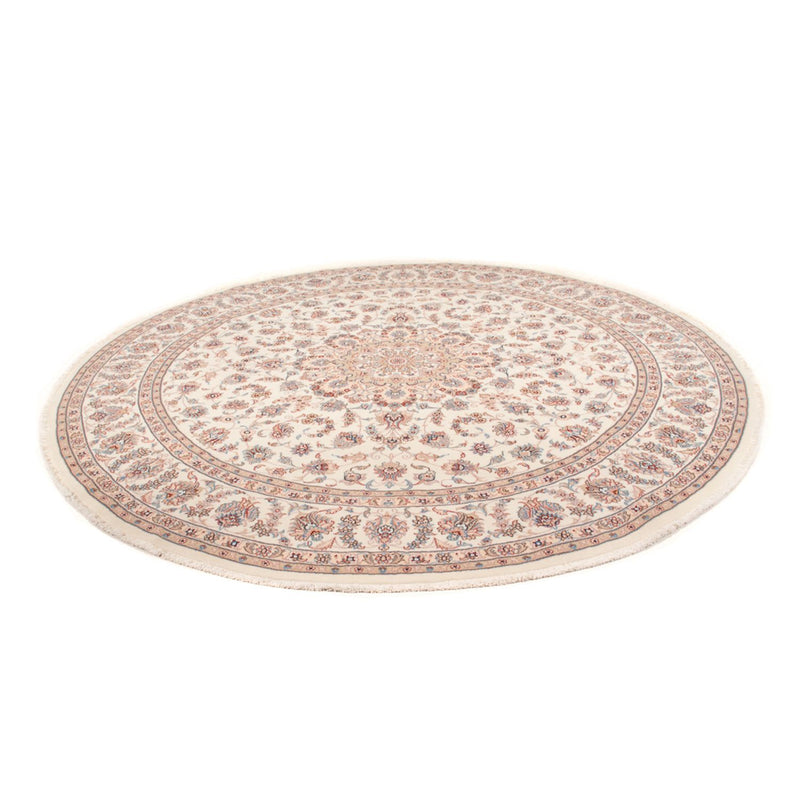 Tappeto Persero - Tabriz - Reale rotondo  - 248 x 248 cm - crema