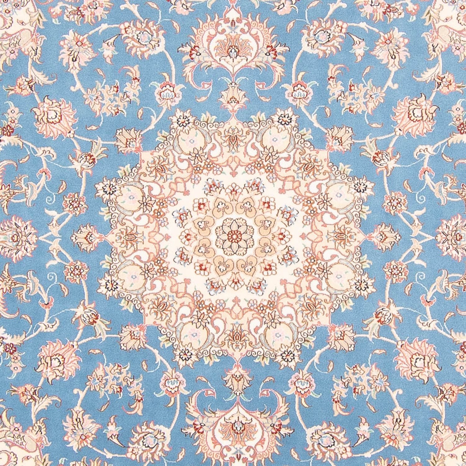 Tappeto Persero - Tabriz - Reale - 251 x 200 cm - blu chiaro
