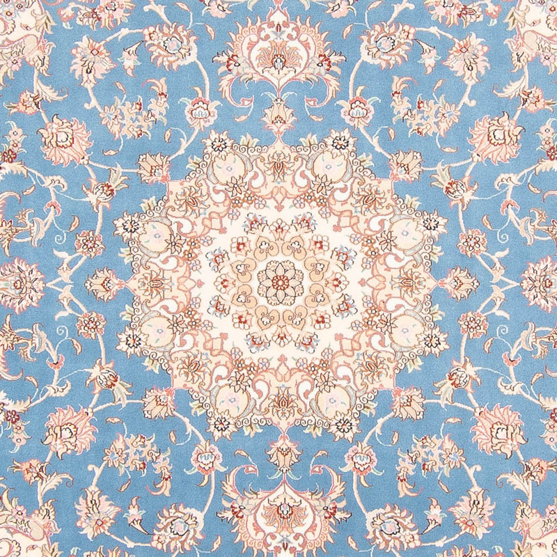 Tappeto Persero - Tabriz - Reale - 251 x 200 cm - blu chiaro