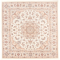 Tappeto Persero - Tabriz - Reale quadrato  - 208 x 197 cm - crema
