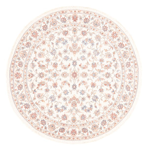 Tappeto Persero - Tabriz rotondo  - 152 x 146 cm - crema