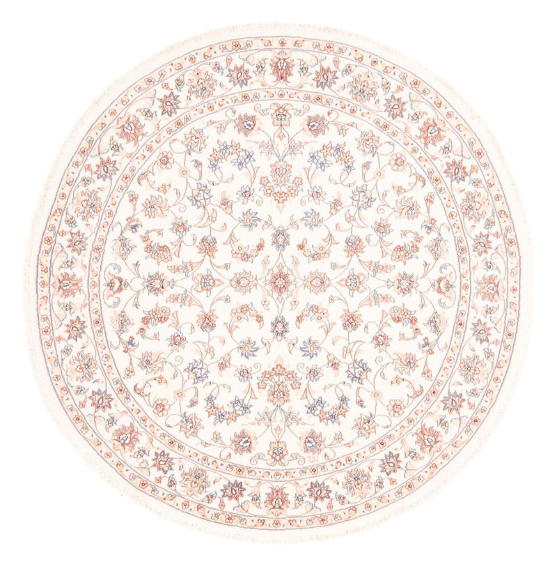 Tappeto Persero - Tabriz rotondo  - 152 x 146 cm - crema
