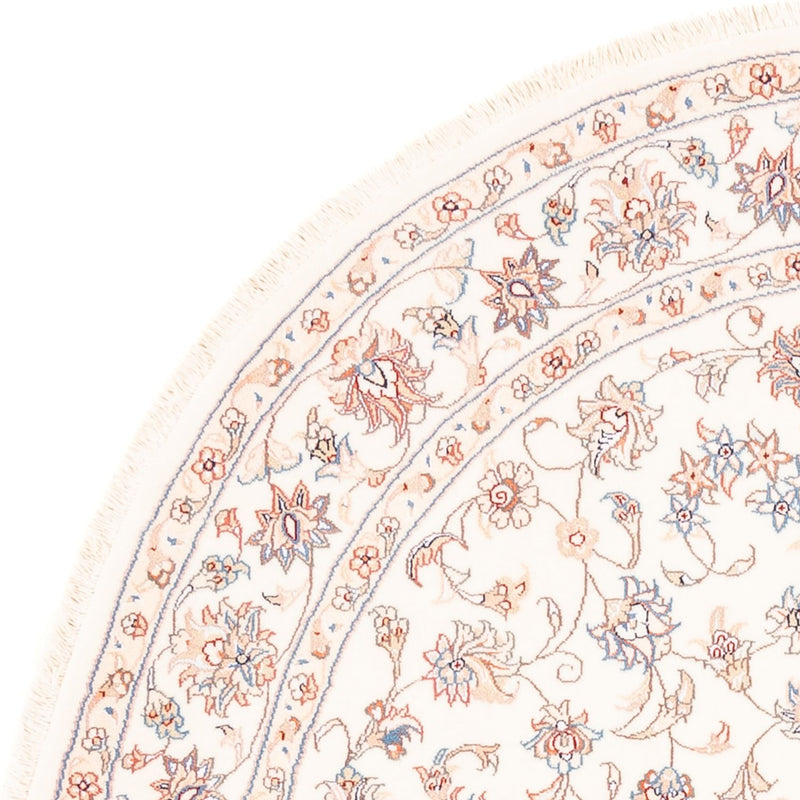 Tappeto Persero - Tabriz rotondo  - 152 x 146 cm - crema