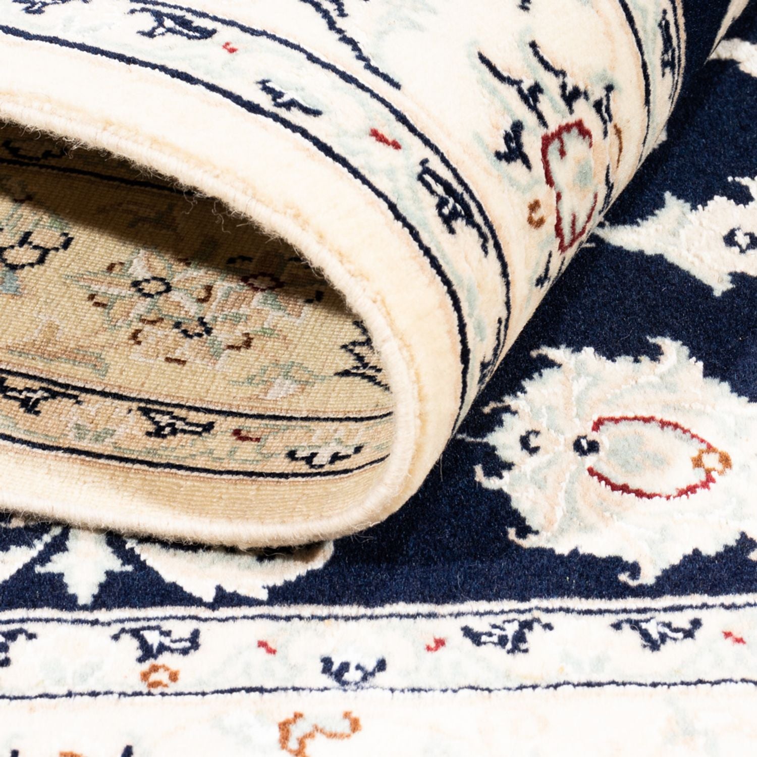 Tappeto Persero - Nain - Premio - 158 x 105 cm - blu scuro