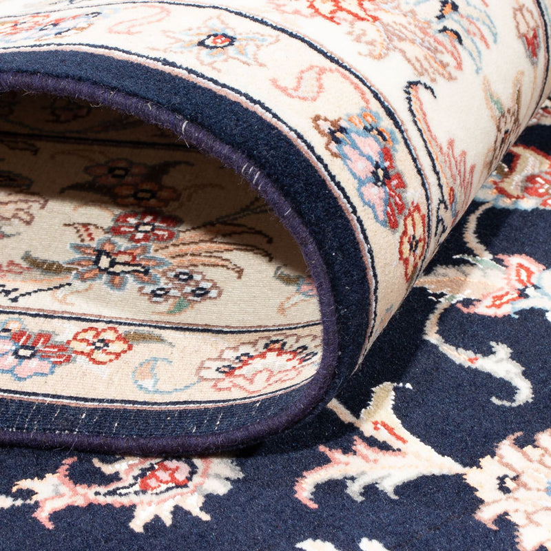 Tappeto Persero - Tabriz - Reale - 233 x 168 cm - blu scuro