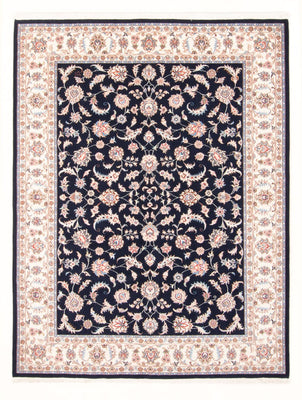 Tappeto Persero - Tabriz - Reale - 201 x 153 cm - blu scuro