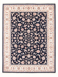 Tappeto Persero - Tabriz - Reale - 201 x 153 cm - blu scuro