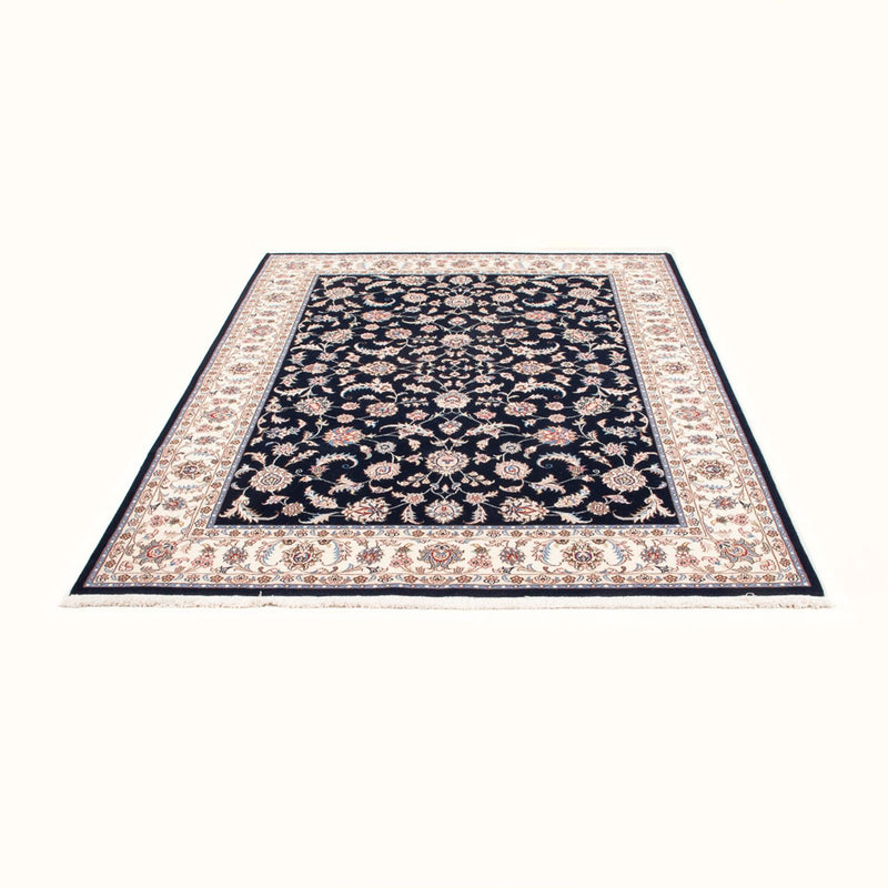 Tappeto Persero - Tabriz - Reale - 201 x 153 cm - blu scuro
