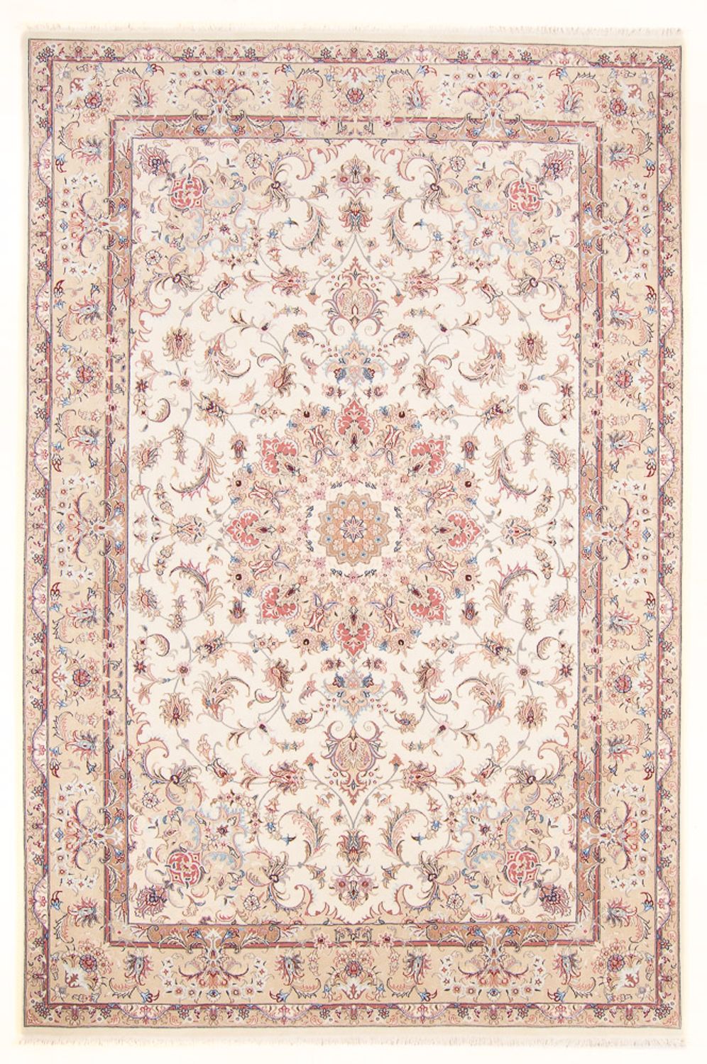 Tappeto Persero - Tabriz - Reale - 297 x 198 cm - crema