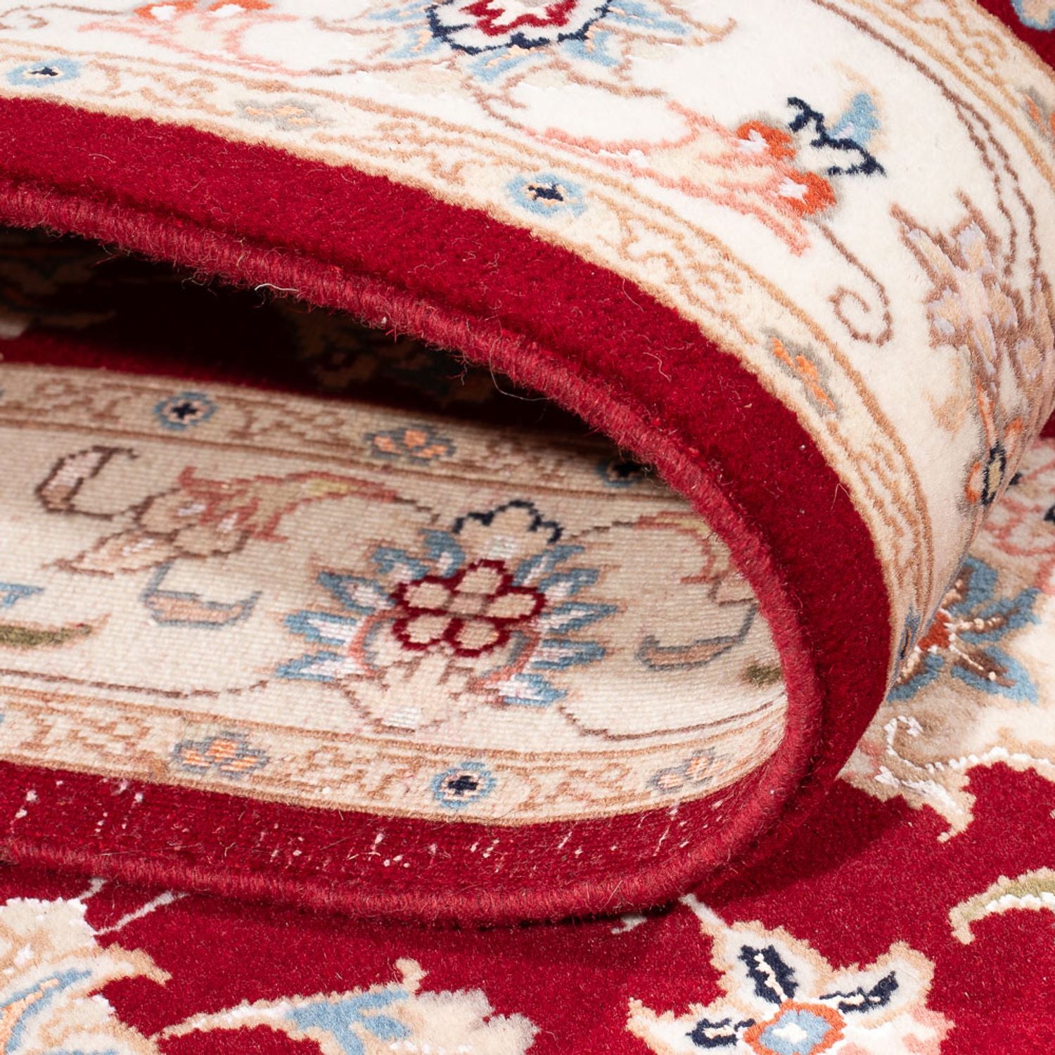Tappeto corsia Tappeto Persero - Tabriz - Reale - 305 x 81 cm - rosso