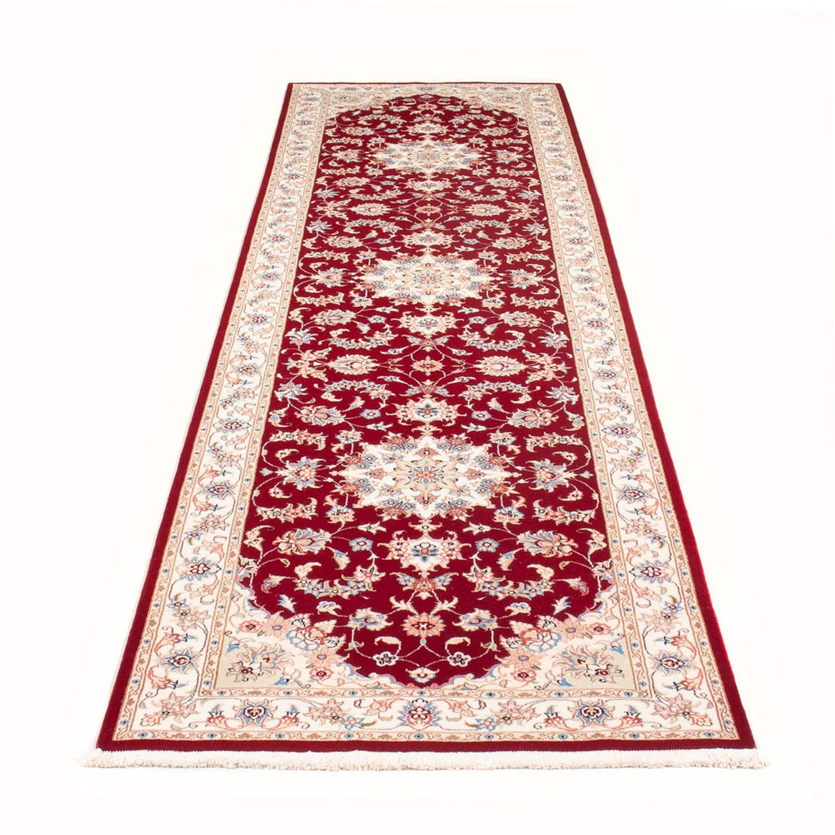 Tappeto corsia Tappeto Persero - Tabriz - Reale - 305 x 81 cm - rosso