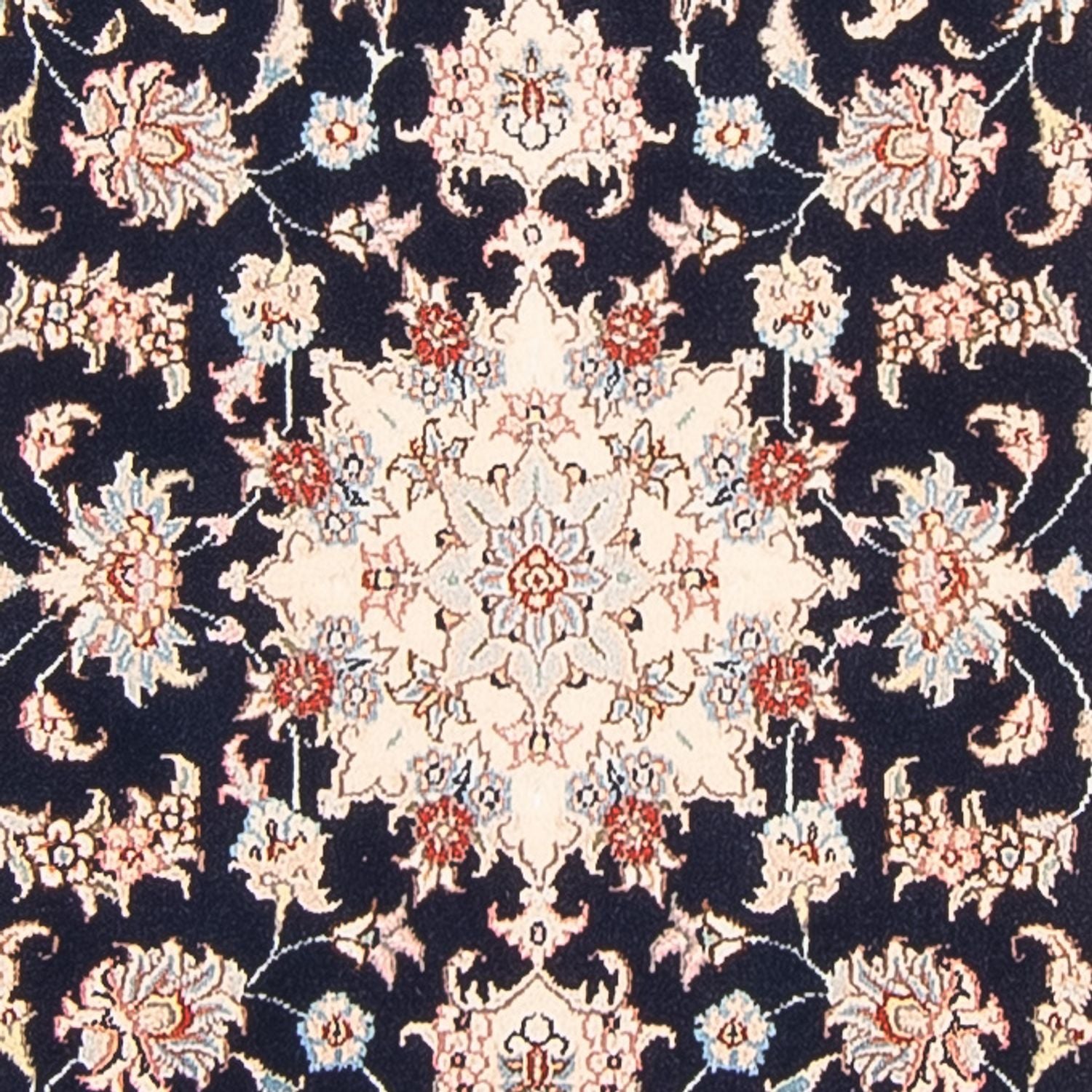 Tappeto corsia Tappeto Persero - Tabriz - Reale - 295 x 81 cm - blu scuro