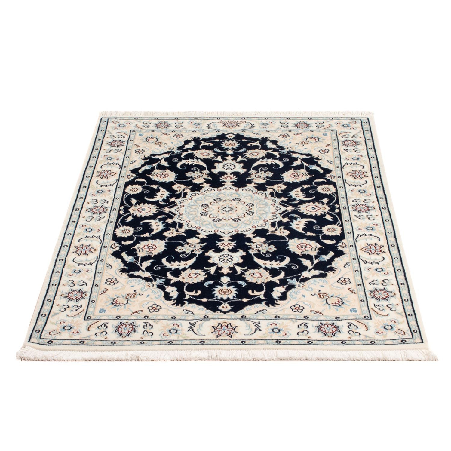 Tappeto Persero - Nain - Premio - 117 x 81 cm - blu scuro