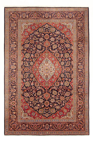 Tappeto Persero - Keshan - 312 x 201 cm - blu scuro
