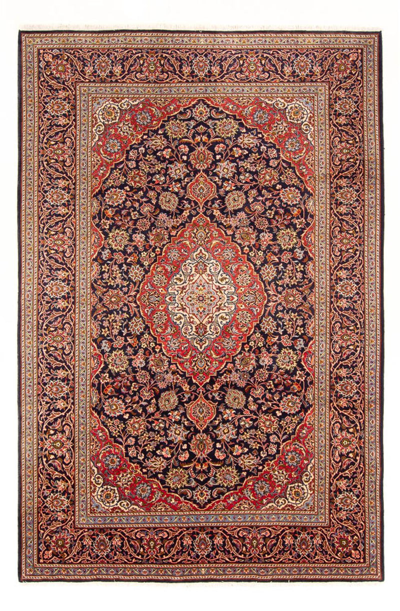Tappeto Persero - Keshan - 312 x 201 cm - blu scuro