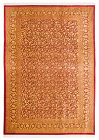 Tappeto di seta - Ghom seta - Premio - 300 x 205 cm - arancione
