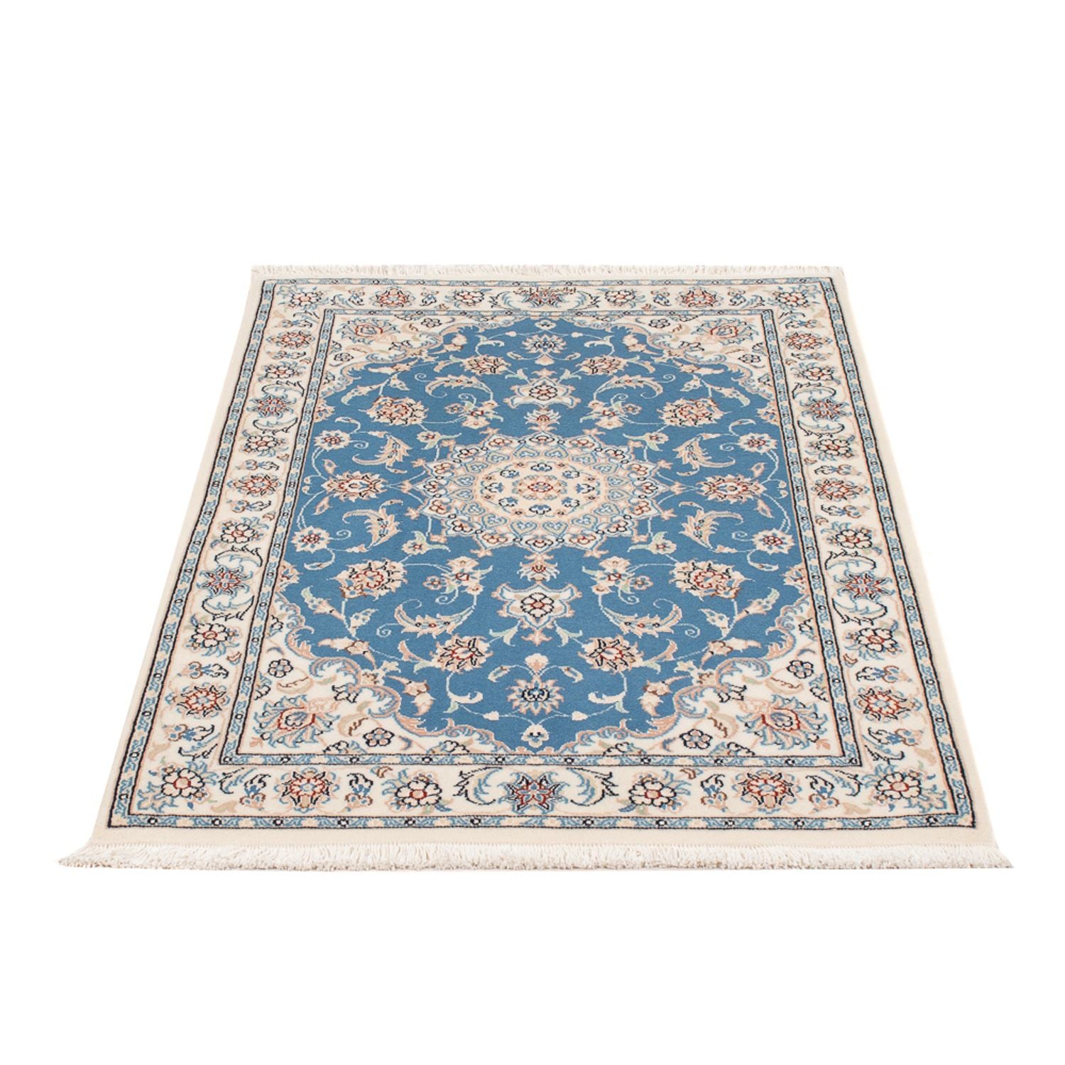Tappeto Persero - Nain - Premio - 122 x 81 cm - blu chiaro