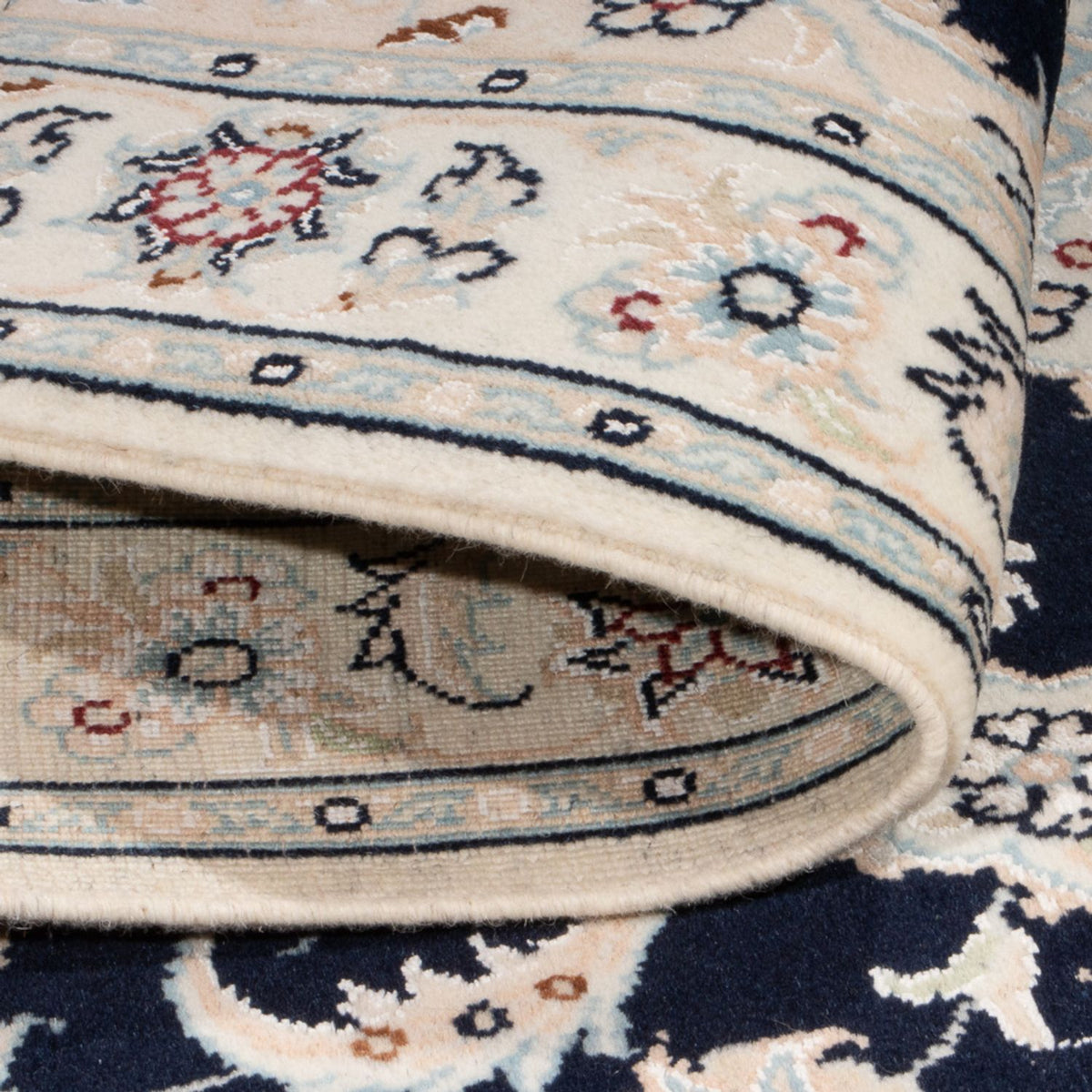 Tappeto Persero - Nain - Premio - 118 x 81 cm - blu scuro