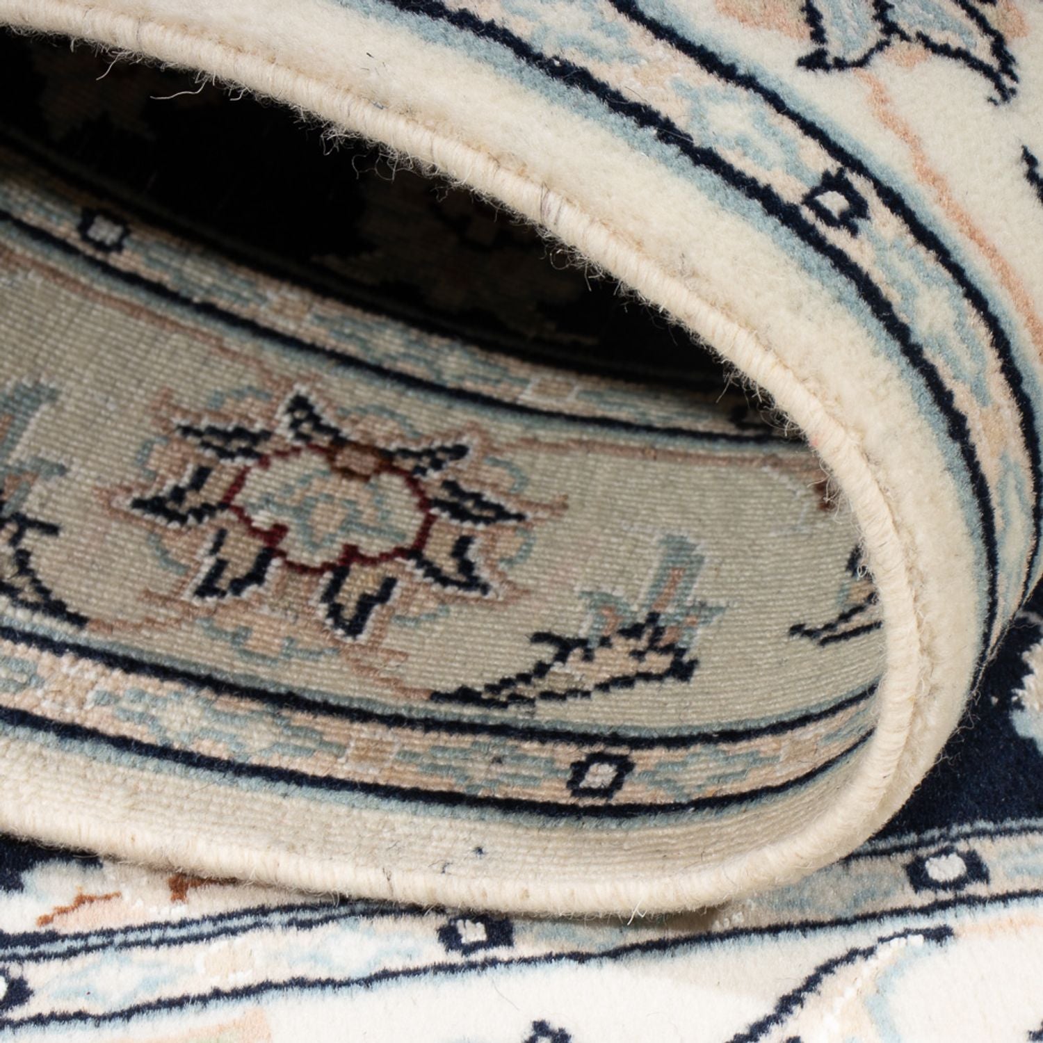 Tappeto Persero - Nain - Premio - 118 x 81 cm - blu scuro