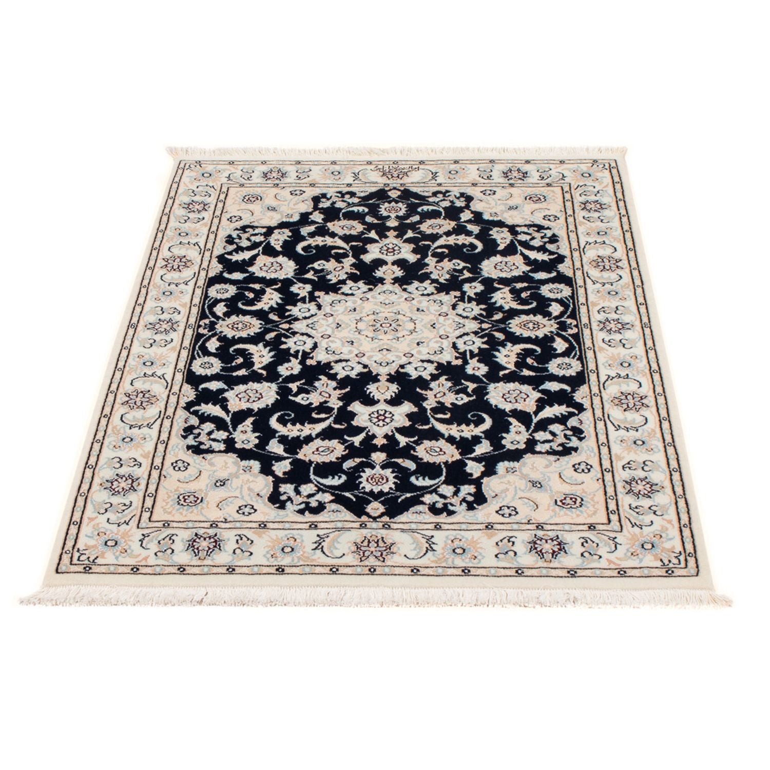 Tappeto Persero - Nain - Premio - 120 x 81 cm - blu scuro