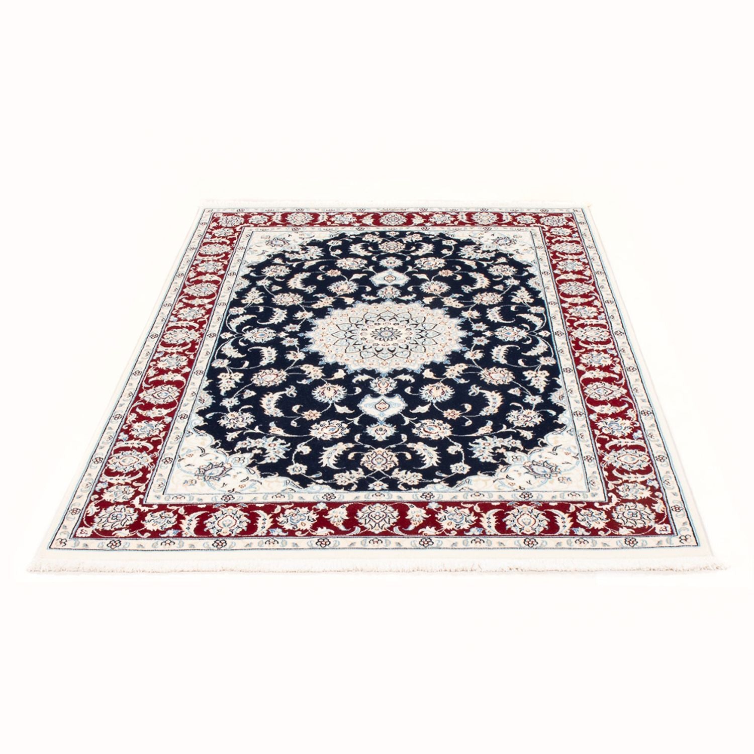 Tappeto Persero - Nain - Reale - 165 x 120 cm - blu scuro