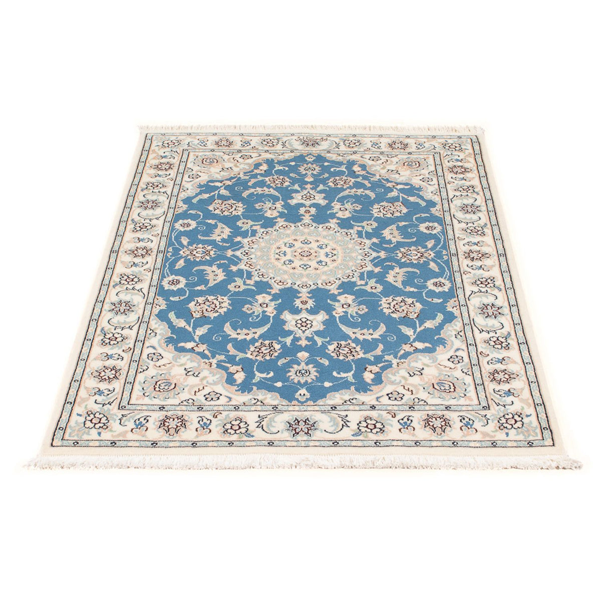 Tappeto Persero - Nain - Premio - 116 x 81 cm - blu chiaro