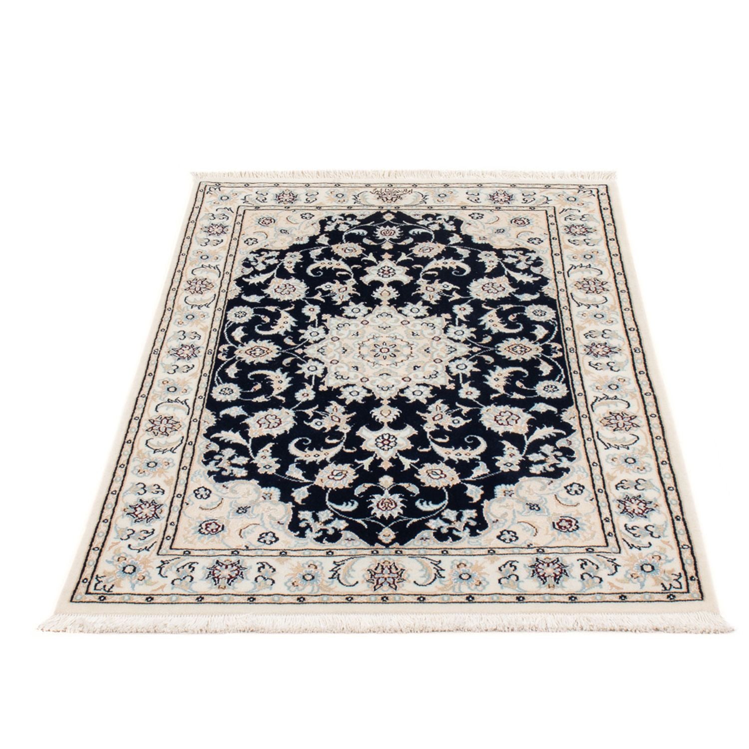 Tappeto Persero - Nain - Premio - 118 x 80 cm - blu scuro