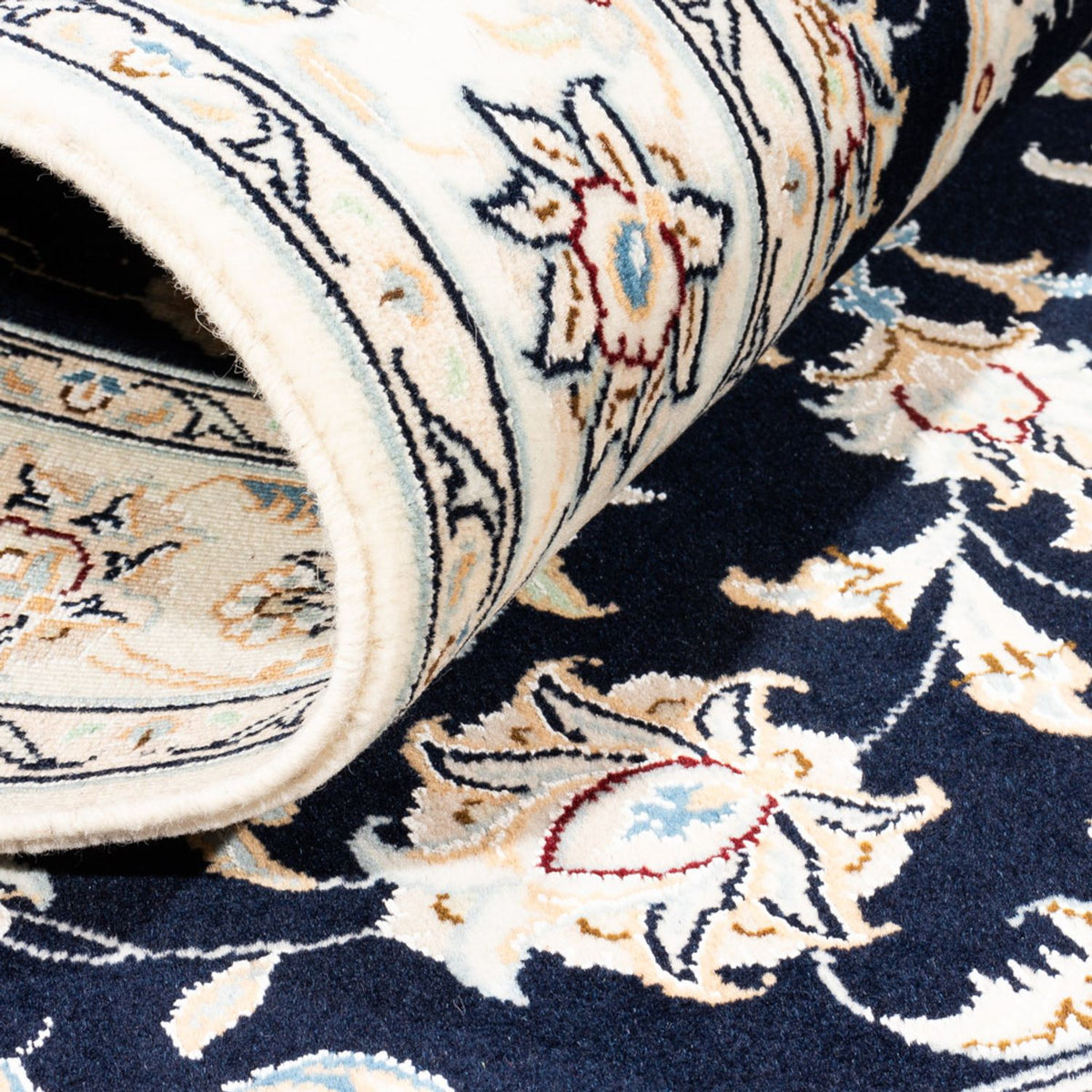 Tappeto Persero - Nain - Premio - 158 x 109 cm - blu scuro