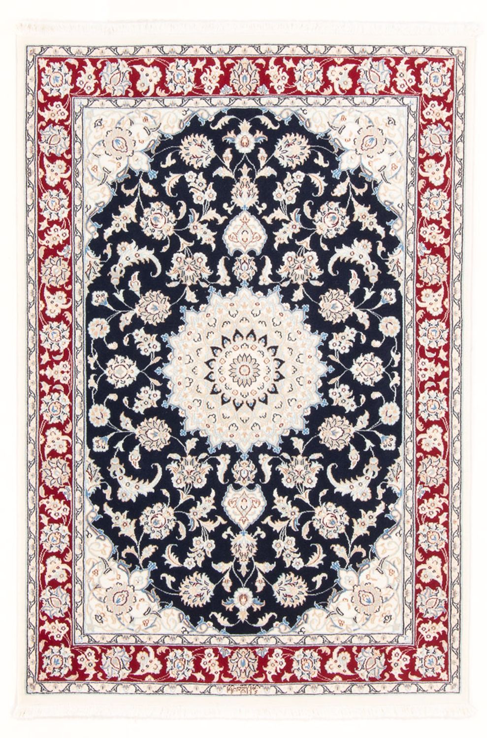 Tappeto Persero - Nain - Reale - 158 x 108 cm - blu scuro