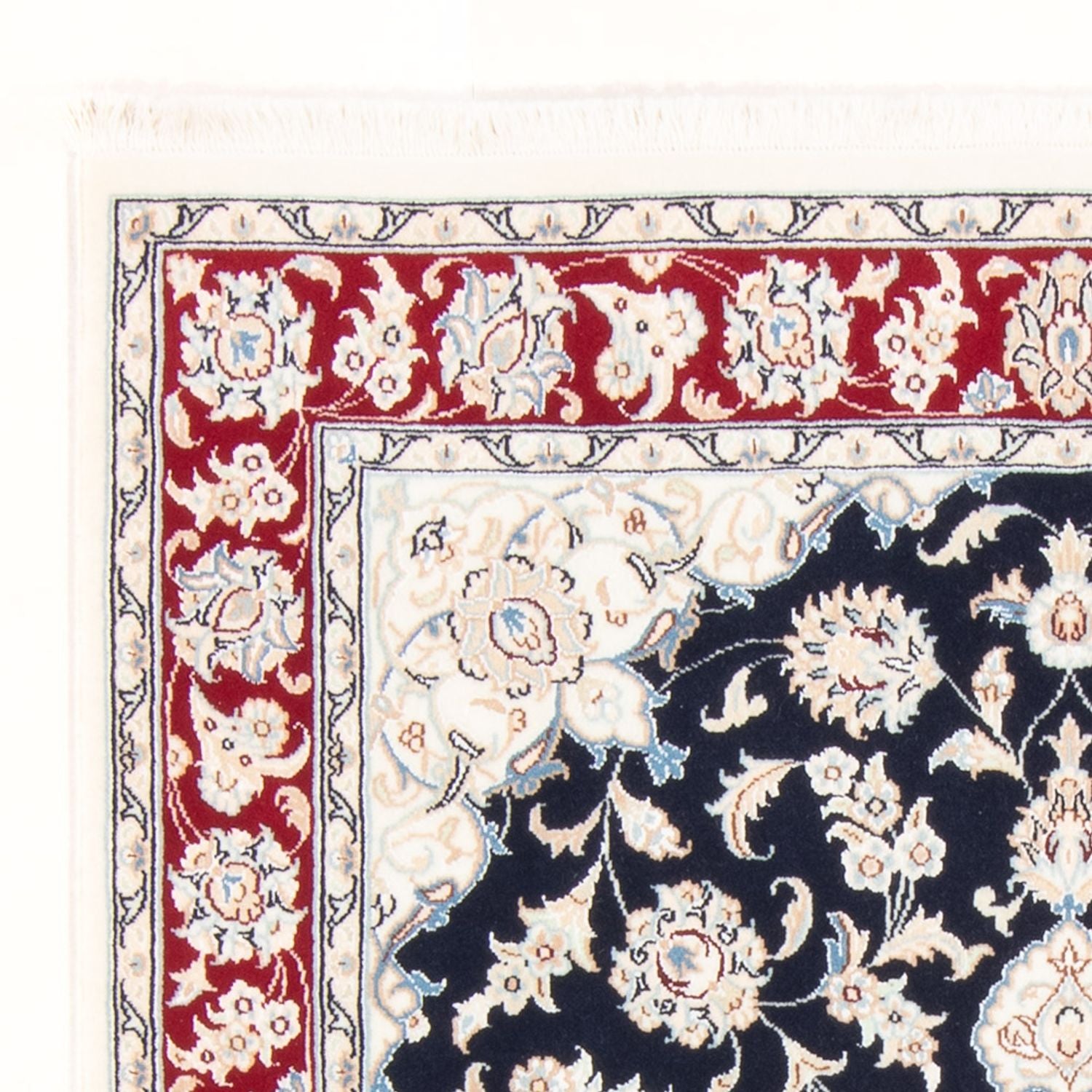 Tappeto Persero - Nain - Reale - 158 x 108 cm - blu scuro