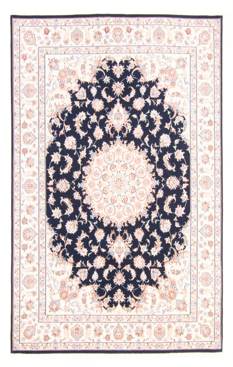 Tappeto Persero - Tabriz - Reale - 245 x 167 cm - blu scuro