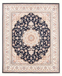 Tappeto Persero - Tabriz - Reale - 250 x 200 cm - blu scuro