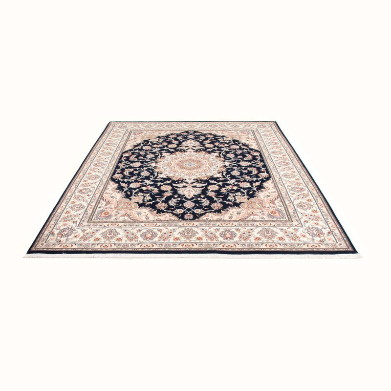 Tappeto Persero - Tabriz - Reale - 250 x 200 cm - blu scuro