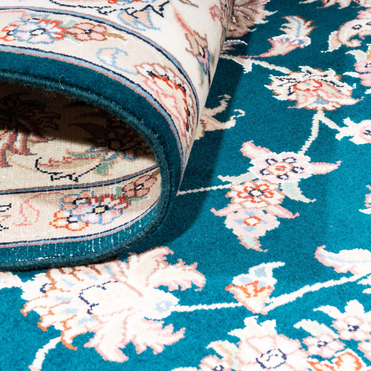 Tappeto Persero - Tabriz - Reale - 235 x 168 cm - verde scuro