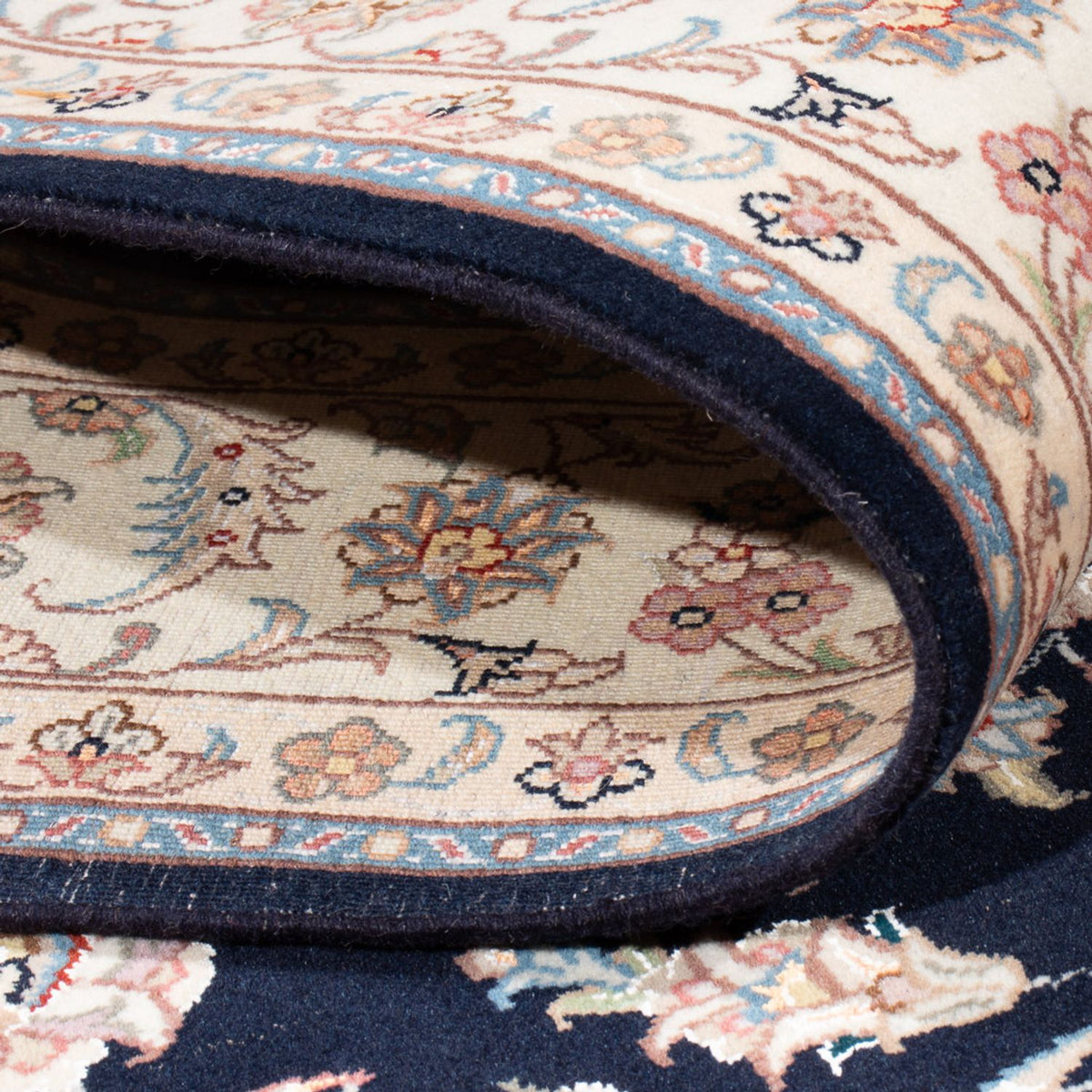 Tappeto Persero - Tabriz - Reale - 196 x 150 cm - blu scuro