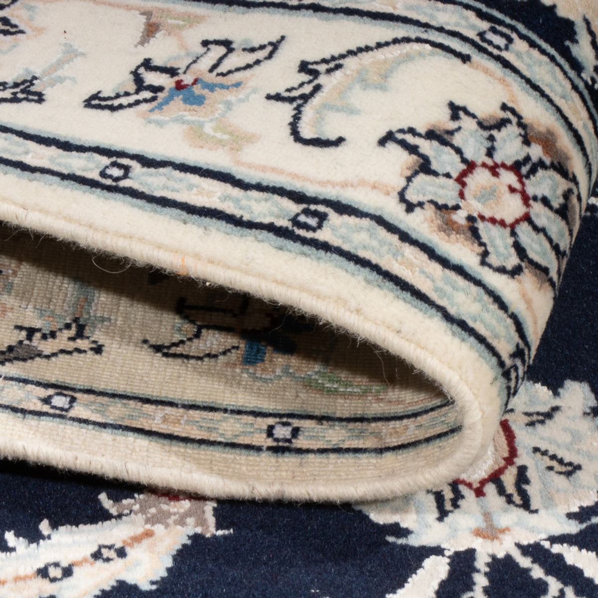 Tappeto Persero - Nain - Premio - 116 x 80 cm - blu scuro