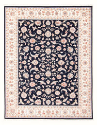 Tappeto Persero - Tabriz - Reale - 201 x 149 cm - blu scuro