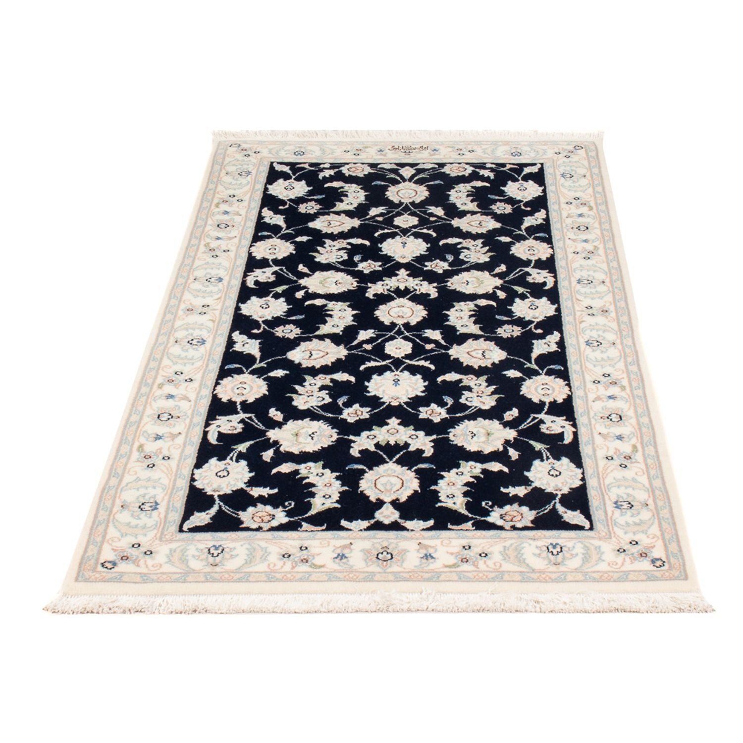 Tappeto Persero - Nain - Premio - 138 x 75 cm - blu scuro