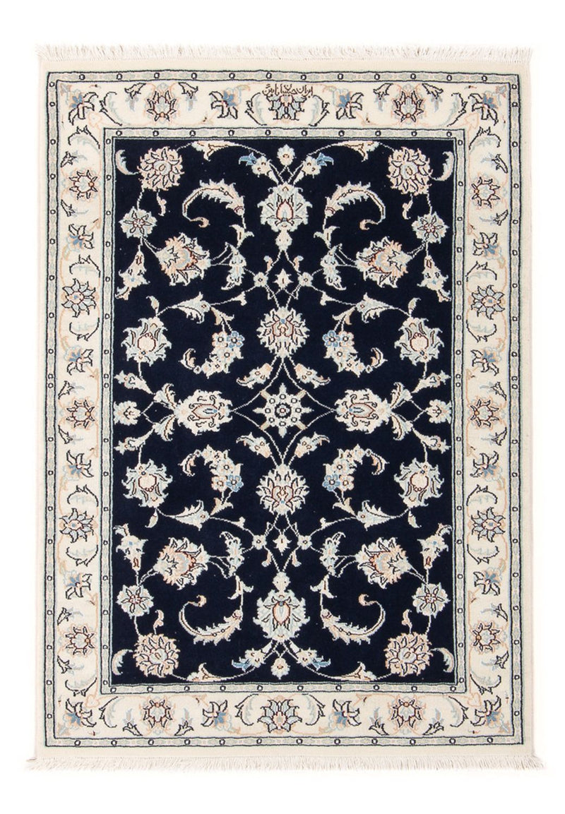 Tappeto Persero - Nain - Premio - 124 x 82 cm - blu scuro