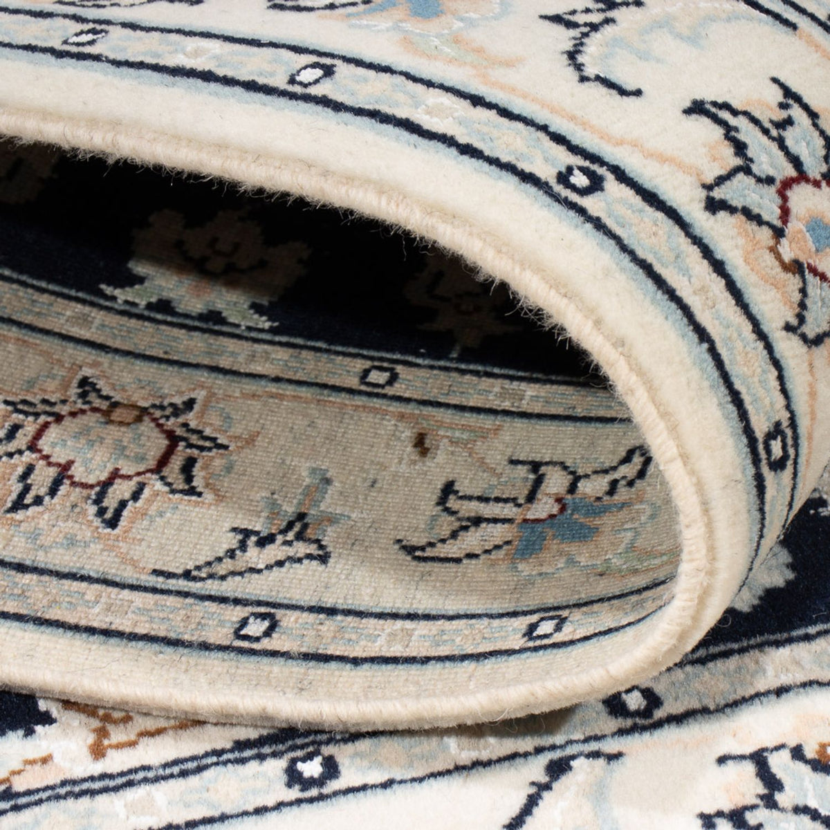 Tappeto Persero - Nain - Premio - 124 x 82 cm - blu scuro