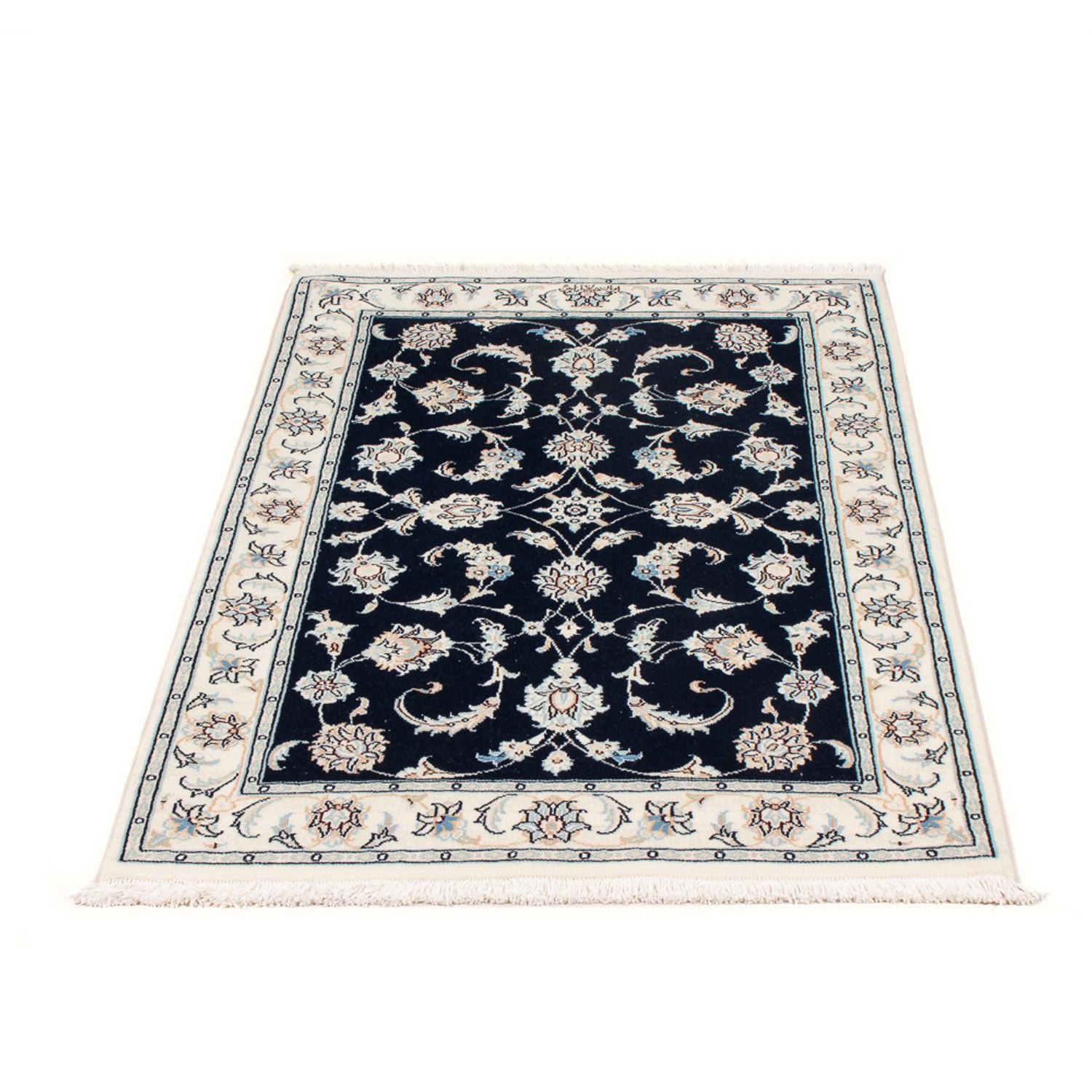 Tappeto Persero - Nain - Premio - 124 x 82 cm - blu scuro