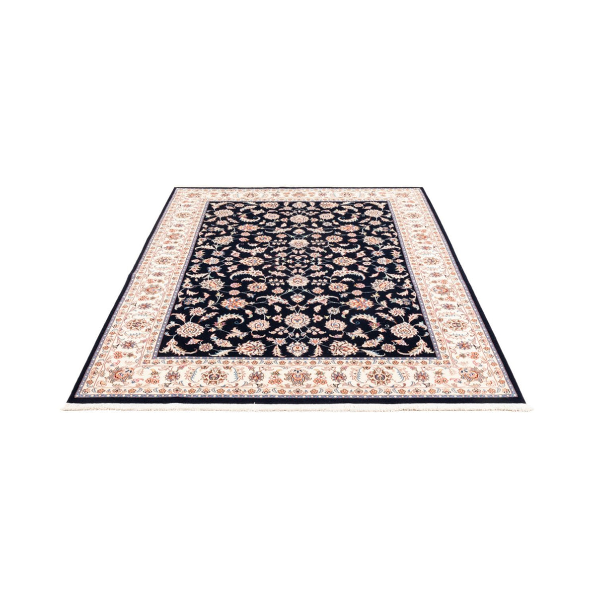 Tappeto Persero - Tabriz - 200 x 148 cm - blu scuro