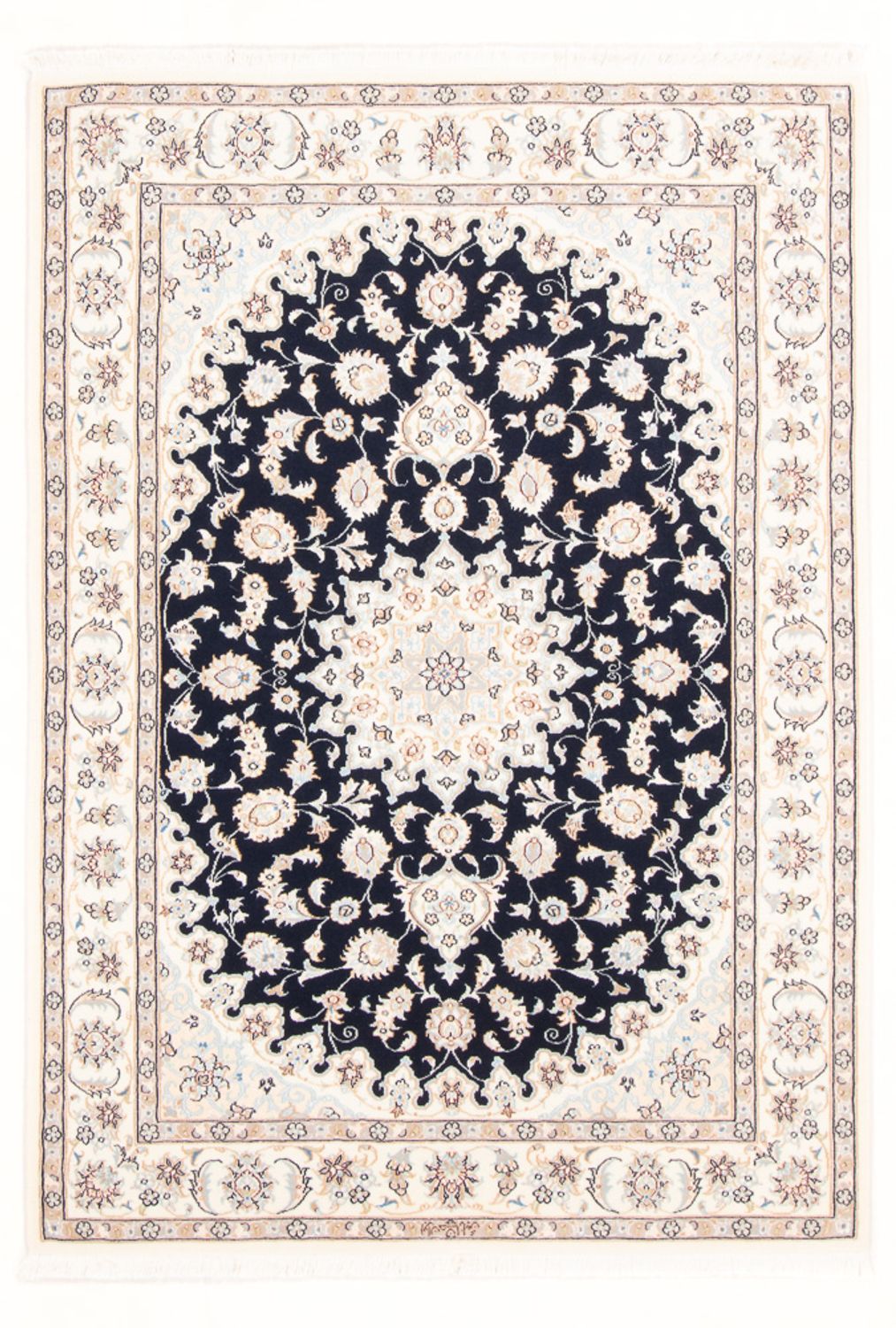 Tappeto Persero - Nain - Reale - 173 x 118 cm - blu scuro