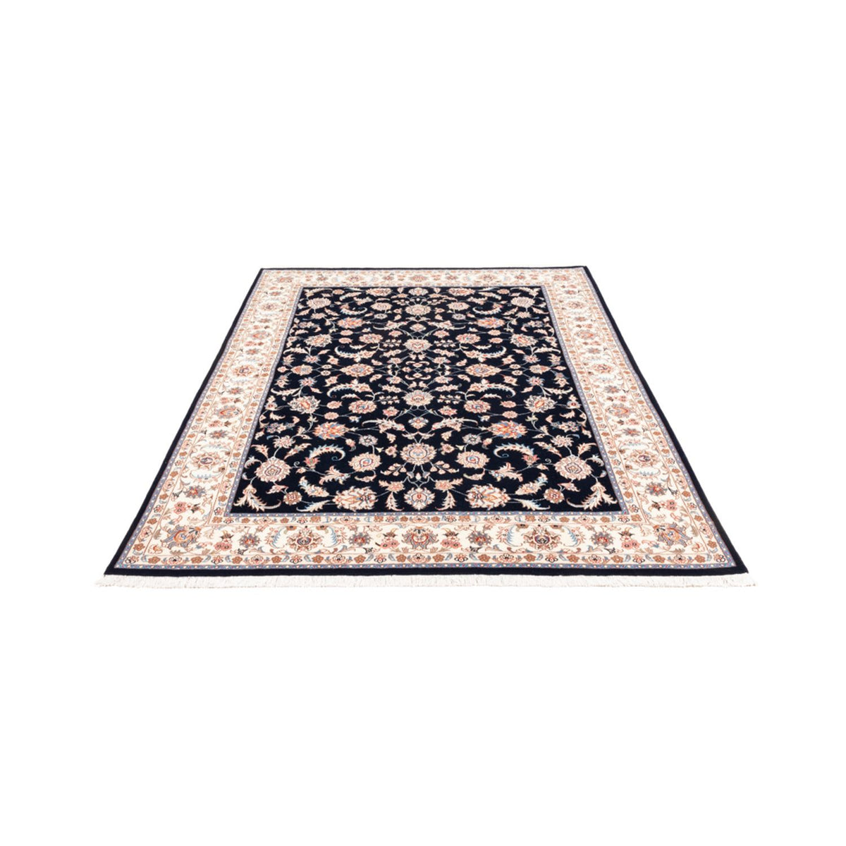 Tappeto Persero - Tabriz - 200 x 147 cm - blu scuro